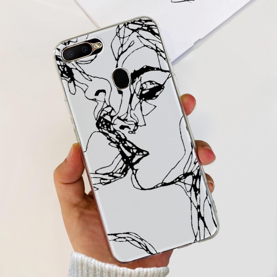 For OPPO A5S Case Cute Pattern Soft Silicone TPU Cover Cases For Oppo A5Ss AX5s A 5S CPH1909 CPH1920 CPH1912 Phone Shell Bumper