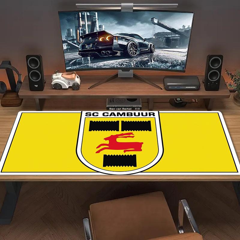 Sc Cambuur Mouse Pad Large Gaming Table Cushion Nonslip Laptop Tablet Big Mousepad Xxl Mat Mini Pc Playmat With Lock Edge