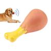 Rubber Imitation Chicken Leg Dog Chewing Toy Puppy Sound Squeaker Pet Toy Pet Supplies