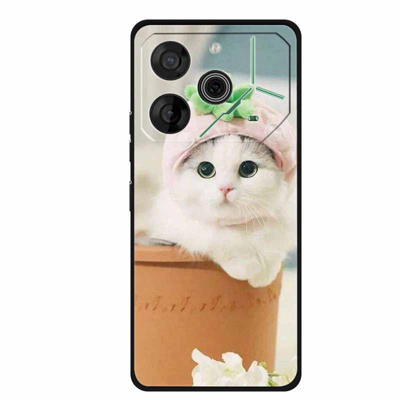 Чехол для Tecno Pova 6 Neo Животные ТПУ Мягкий Силикон Задняя Крышка Чехлы для Телефона для Tecno Pova 6Neo 6.78" Ударопрочный Волк Крутой funda