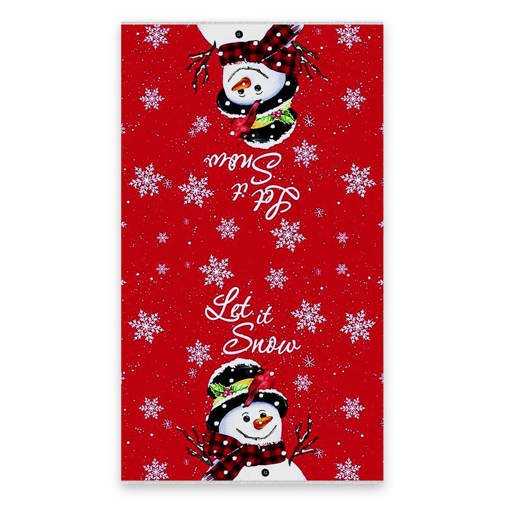 Cross-border New Product Hot-selling Models, Christmas Day Printed Towels, Kitchen Water-absorbing Small Towels, Hand Towels, To Customize