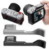 Aluminum Alloy Thumb Grip with Shutter Release Button Built-in Silicone Pads Hot Shoe Cover Camera Thumb Rest for Fujifilm X-M5