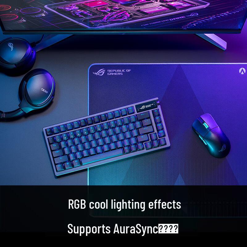 ASUS ROG Night Demon 75% Tri-mode Gasket Gaming Keyboard