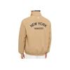 New MLB New York Yankees Velvet-feel Coat Unisex Apricot 3AFDV0346-50BGL