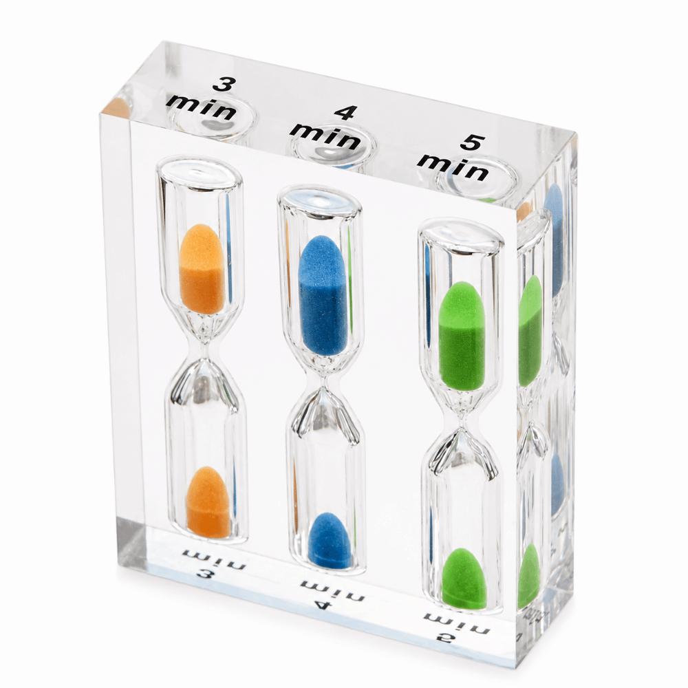 Colorful Acrylic Hourglass Timer Portable Sand Timer Clock 1/2/3/4/5 Minutes Hourglass School Use