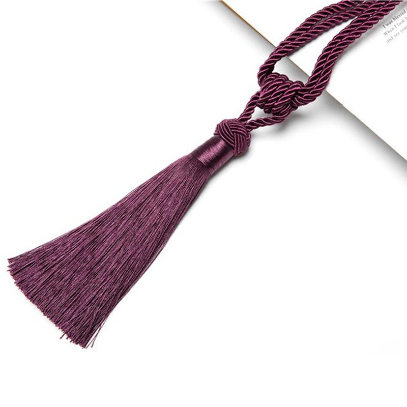 1 шт., высококачественные подхваты для штор ручной работы, ручные тканые подхваты, домашние декоративные кисточки, подхваты, 12 цветов