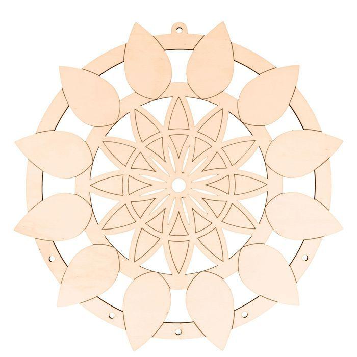 Mobile en bois attrape rêve à faire soi-même