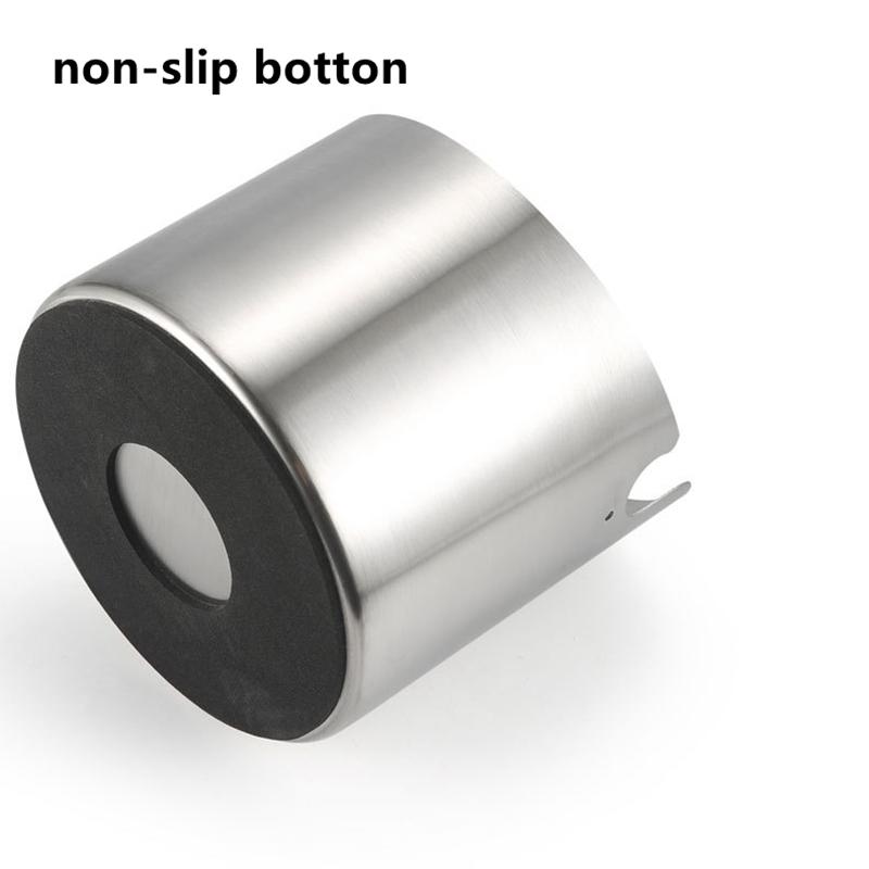 Espresso Knock Box Barista Style Stainless Steel Coffee Grounds Knock Box With Removable Knock Bar and Non-Slip Rubber Base