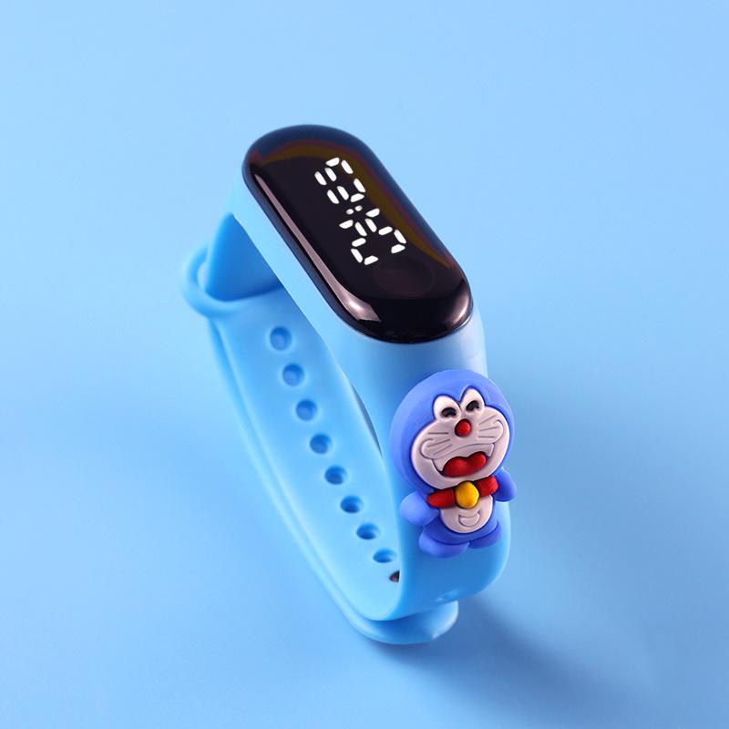 Superman LED Cartoon Doll Student Trend Waterproof Electronic Watch