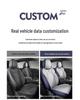 Всесезонные Универсальные Кожаные Чехлы на Сиденья для 25 Моделей Volkswagen Passat