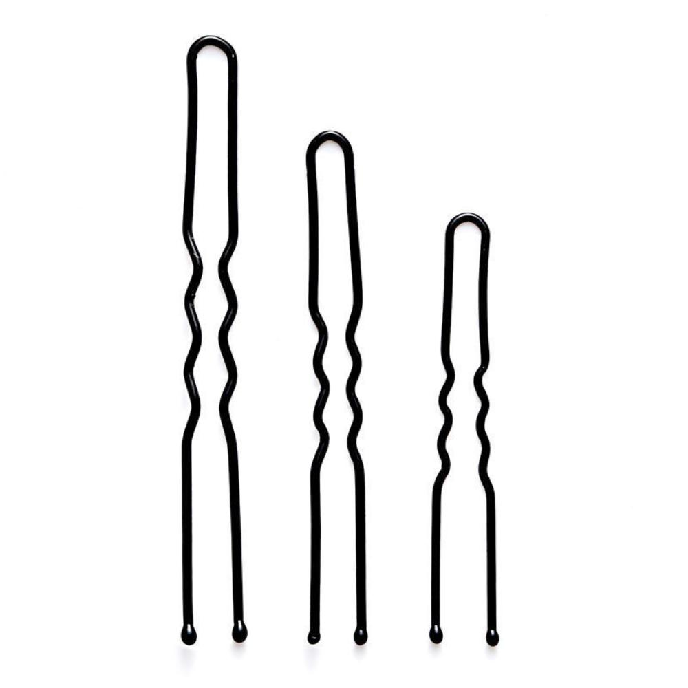 50 шт. женские шпильки черные заколки для волос заколка для волос заколка-невидимка U-образная женская