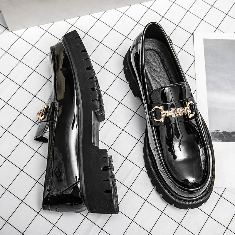 Роскошные брендовые мужские повседневные туфли, новые деловые оксфорды, свадебные туфли, мужские мокасины без застежек, дизайнерские мокасины на платформе для вождения