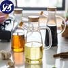 Transparent Oil Bottle with Handle and Scale Heat-resistant Kitchen Tools Soy Sauce Vinegar Container