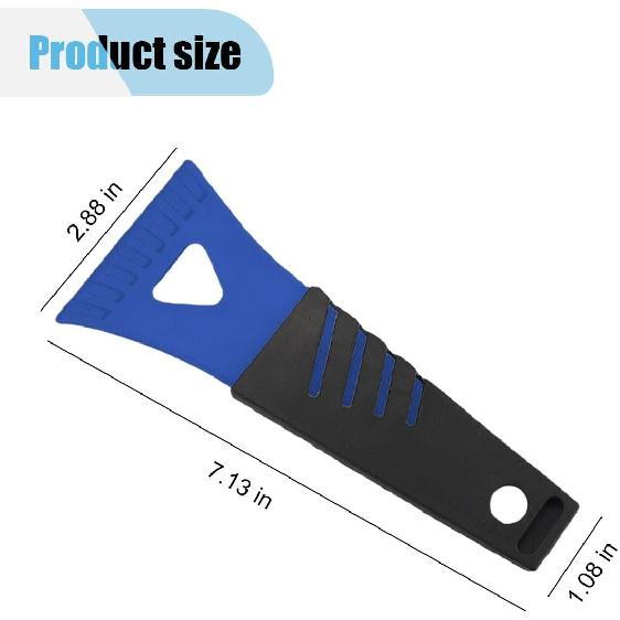 4PCS Ice Scraper For Car Windshield, No Scratch Plastic Ice Shovel Tools For Winter, Window Ice Snow Frost Removal Tool Accessories For Cars, Trucks,
