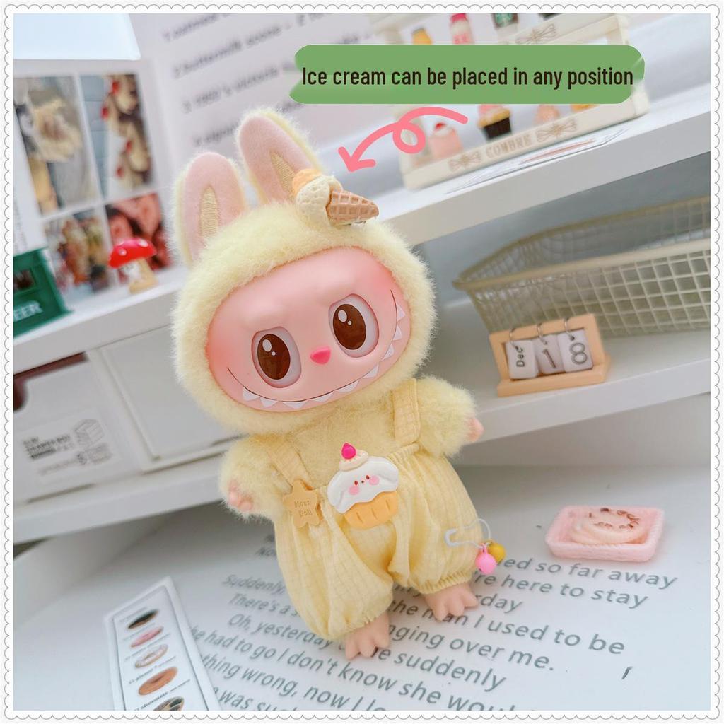 17см Виниловый брелок-кукла Лабубу: Коллекция одежды-сюрпризов первого и второго поколения