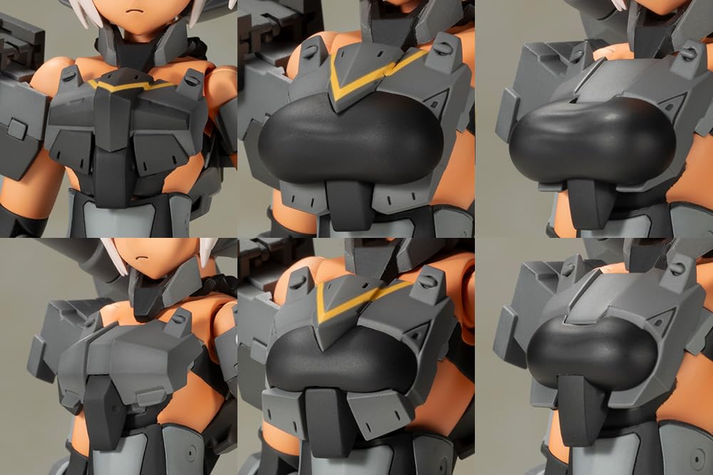 Kotobukiya Frame Arms Girl Gourai Kai [Black] with FGM148 Type Anti-Tank Missile, Approximately 160mm Tall, Non-Scale Plastic Model