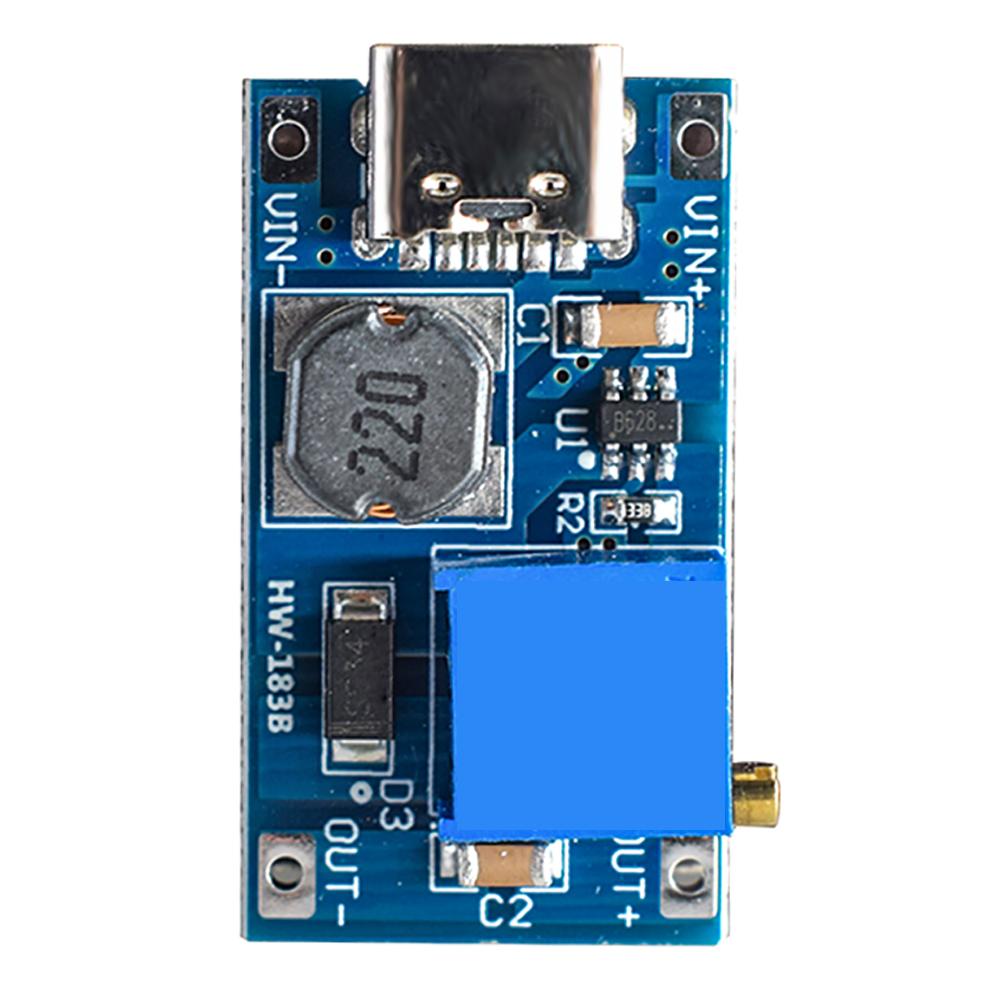 Модуль повышающего DC-DC преобразователя 2А, Step Up, с Micro USB, Регулятор напряжения, 2В-24В на 9В-24В, Модуль питания
