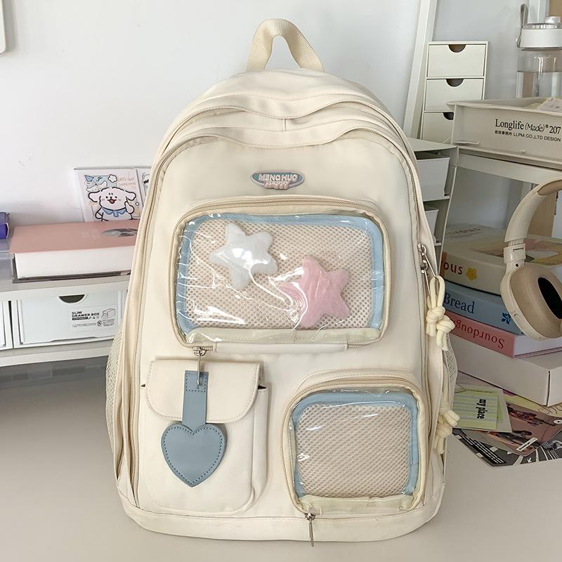 Children's Schoolbag, Girls, Primary School Students, Junior High School Students, Large-capacity Two-piece Backpack