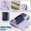 Long Strap Card Holder Phone Case for IPhone 16 Pro Max 16e 15 Plus 14 13 Mini 11 12 7 8 XS XR SE 2 3 Leather Protective Cover