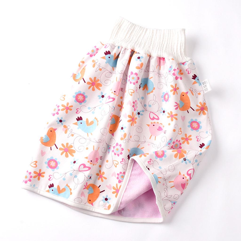 Comfy Reusable Baby Diaper Skirt Shorts 2 In 1 Boy's Girl's Training Skirt