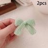 2 шт., сладкие, милые, красочные, осенне-зимние, заколки-банты, модные, допаминовые, боковые зажимы для женщин и девочек, кавайные аксессуары для волос, подарки