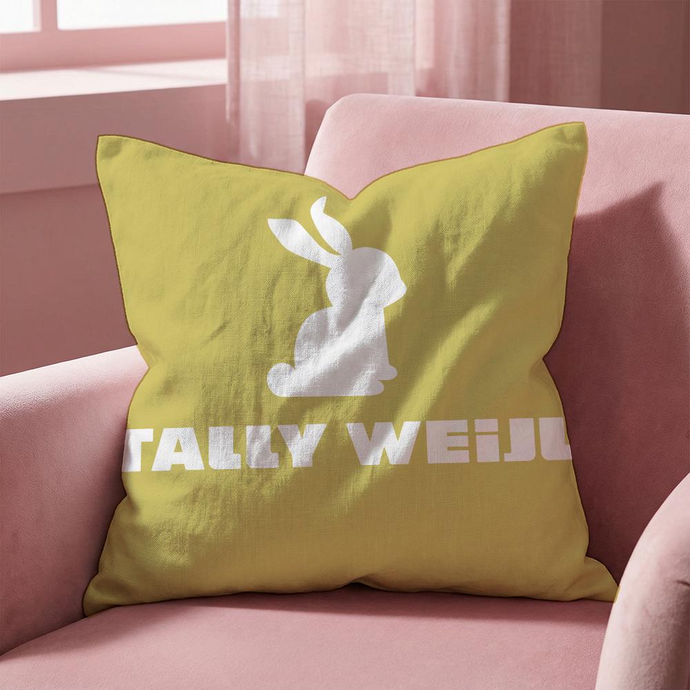 HOT Tally Weijl Cushion Cover Multi-Scene Pillow Cover for Home & Car - Reversible, Soft & Durable for Daily Use