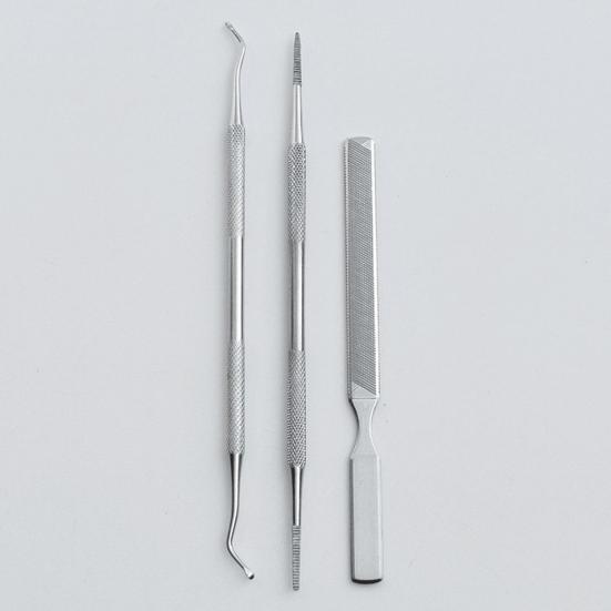 Yousheng 3 шт./набор Подъемник для ногтей Пилка Профессиональный очиститель для ногтей Двусторонний Подъемник для коррекции вросшего ногтя Пилка Педикюрный инструмент Уход за маникюром