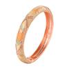 Traditional Hollow Out Flower Bangle Chinese Women's Hand Bracelet Vintage Cloisonne Bangle  Girls