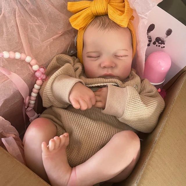 Кукла Reborn Levi, 48 см, ручная работа, кукла Bebe для новорожденных, подарок для детей, игрушка-кукла Reborn Baby
