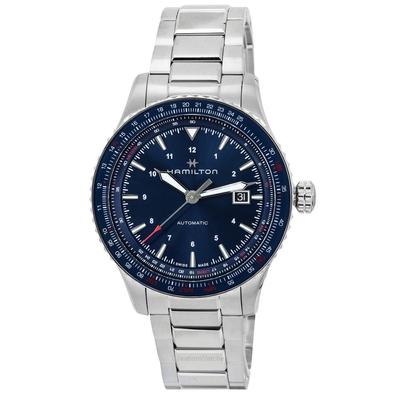 Khaki Aviation Converter Blue Dial Automatic H76645140 100M Мужские часы