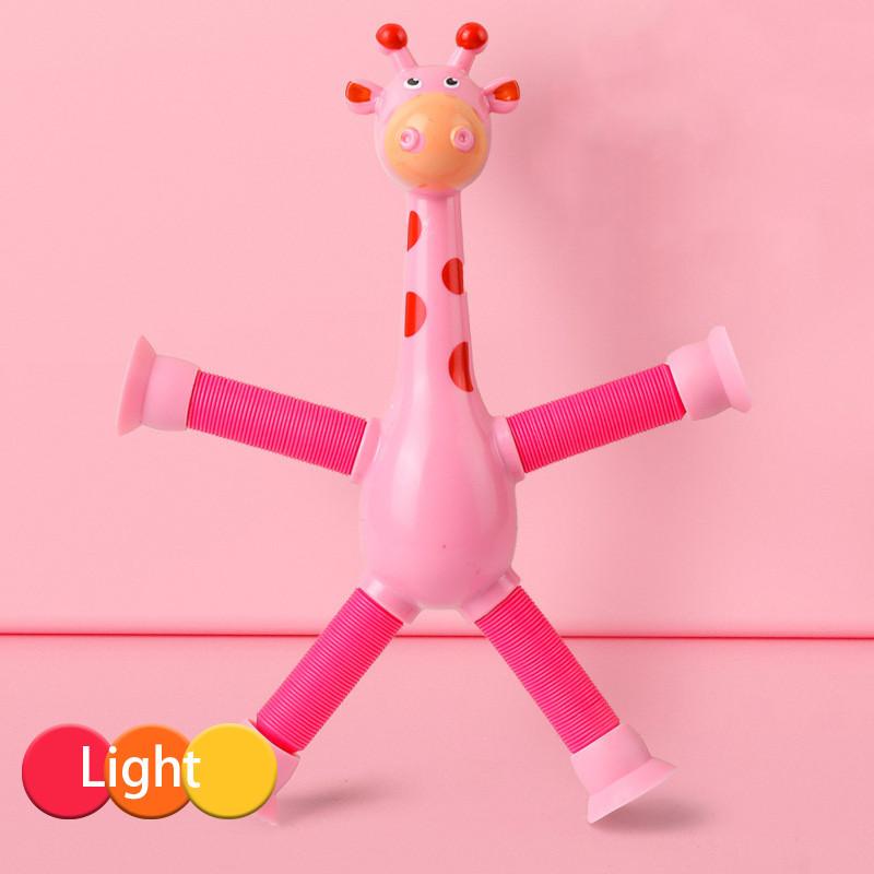 Colorful Stretchable Giraffe Squeeze Toy For Kids Cute Stress Relief 2023 Trendy