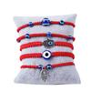 Turkish Evil Eye Protection Kabbalah Red String Bracelets Fatima Hand Jewelry