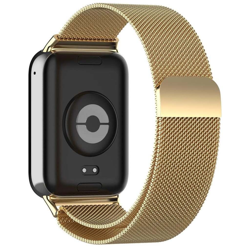 Модный Миланский браслет из нержавеющей стали для часов Redmi Watch 4 и Xiaomi Mi Band 8 Pro