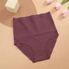 2 Pcs High Waist Seamless Flat Belly Underwear Women Female Abdominal Waffle Panties Hip Lift Briefs Breathable Shaperwear S-XXL