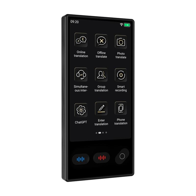 S35 Устройство для перевода языков ChatGPT 148 языков Умный голосовой перевод с ИИ 18 офлайн Карманный словарь Офлайн-перевод