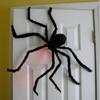 Oversized Plush Black Spider Halloween Party Decoration for Outdoor Home Bar Haunted House Horror Props in 30cm, 50cm, 75cm, 90cm Sizes
