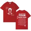 2026 Rapper Bruno Mars Trendy Graphics Tshirts Mens Women Casual High Quality Crewneck Comfort Y2K Short Sleeve  Aesthetic Tops
