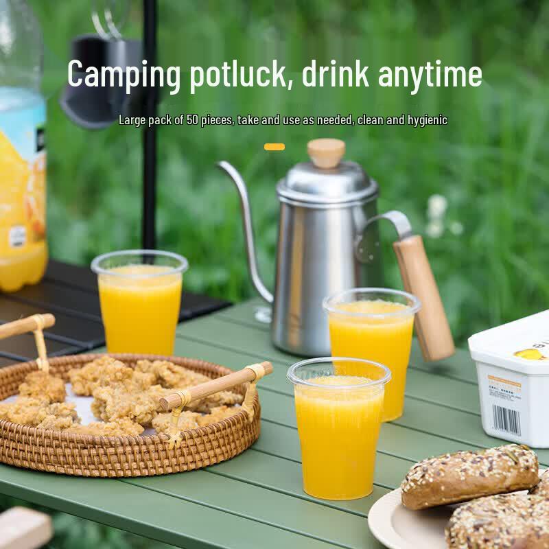 CHAHUA 140ML Thickened Disposable Plastic Cups