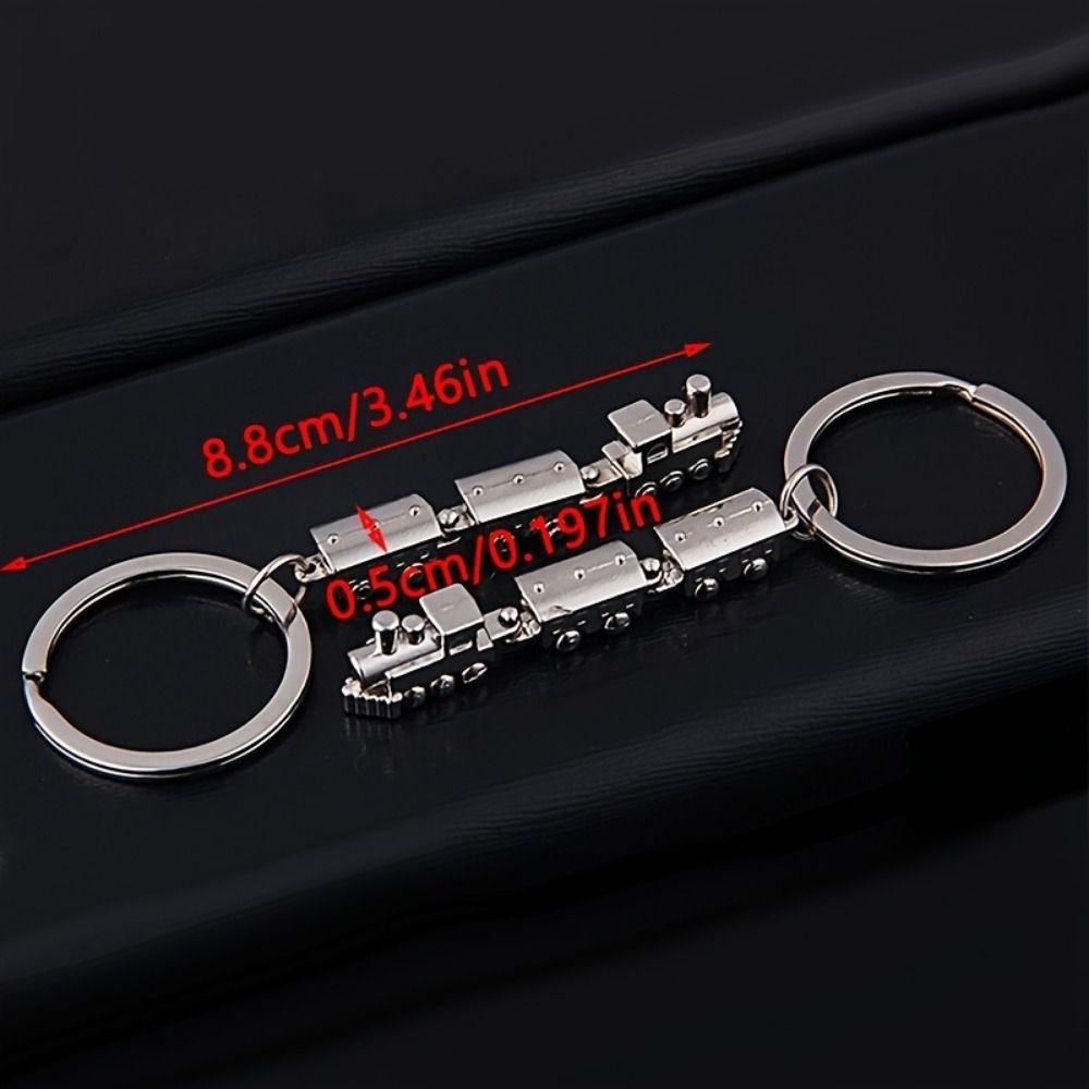 Train Model Movable Joint Train Keyring Metal Train Model Keychain  Girls