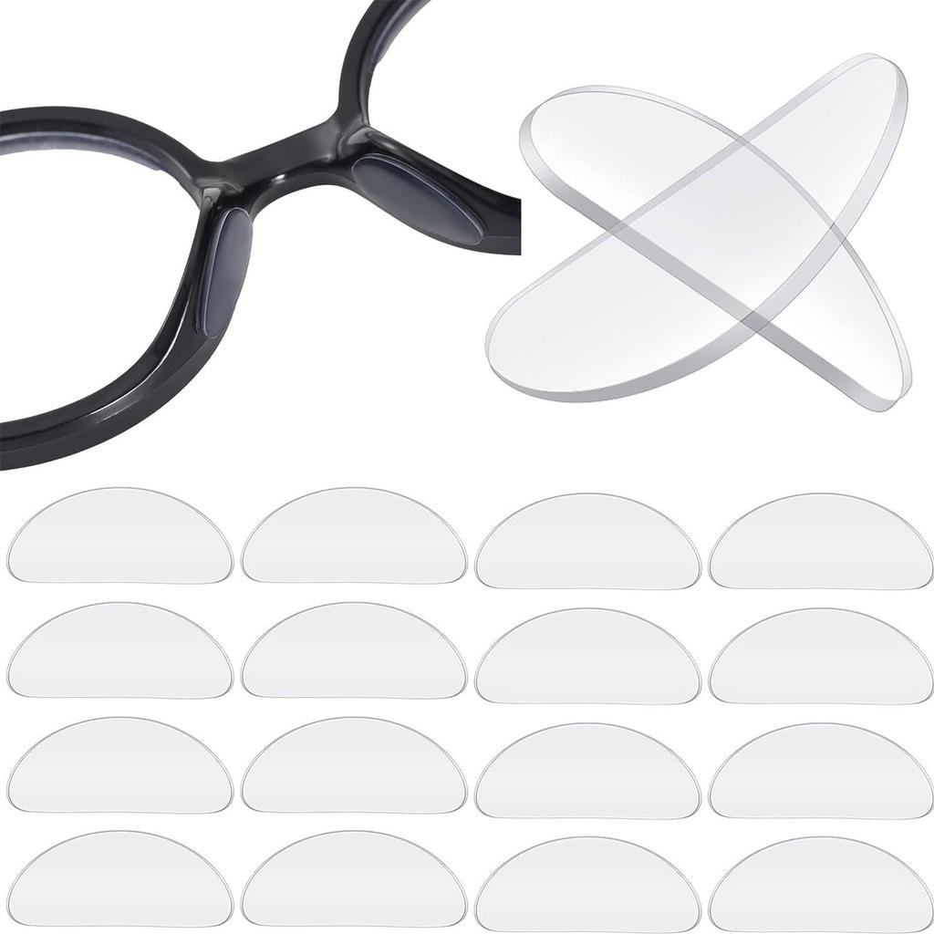D-Shaped Silicone Nose Pad, Glasses Silicone  Raised Nose Support, NoseBridge Support To Prevent Pressure Marks
