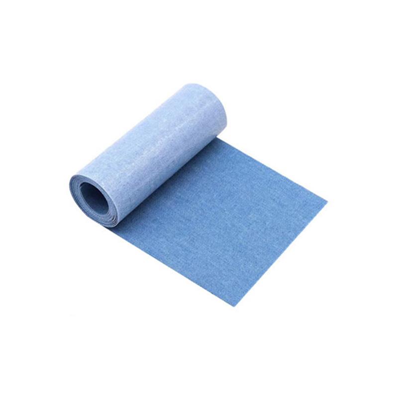 1 рулон дырок ремонт черный прямоугольник синяя ткань наклейка украшение куртка джинсы термоклеевые заплатки одежда джинсовая заплатка ручной работы 8x51см