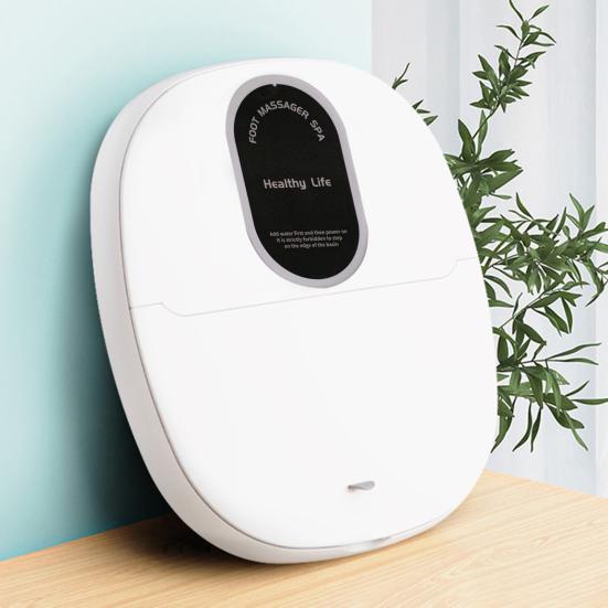 Складная ванна для ног с подогревом, красным светом, функцией таймера, контролем температуры, компактный размер, массажер для снятия стресса