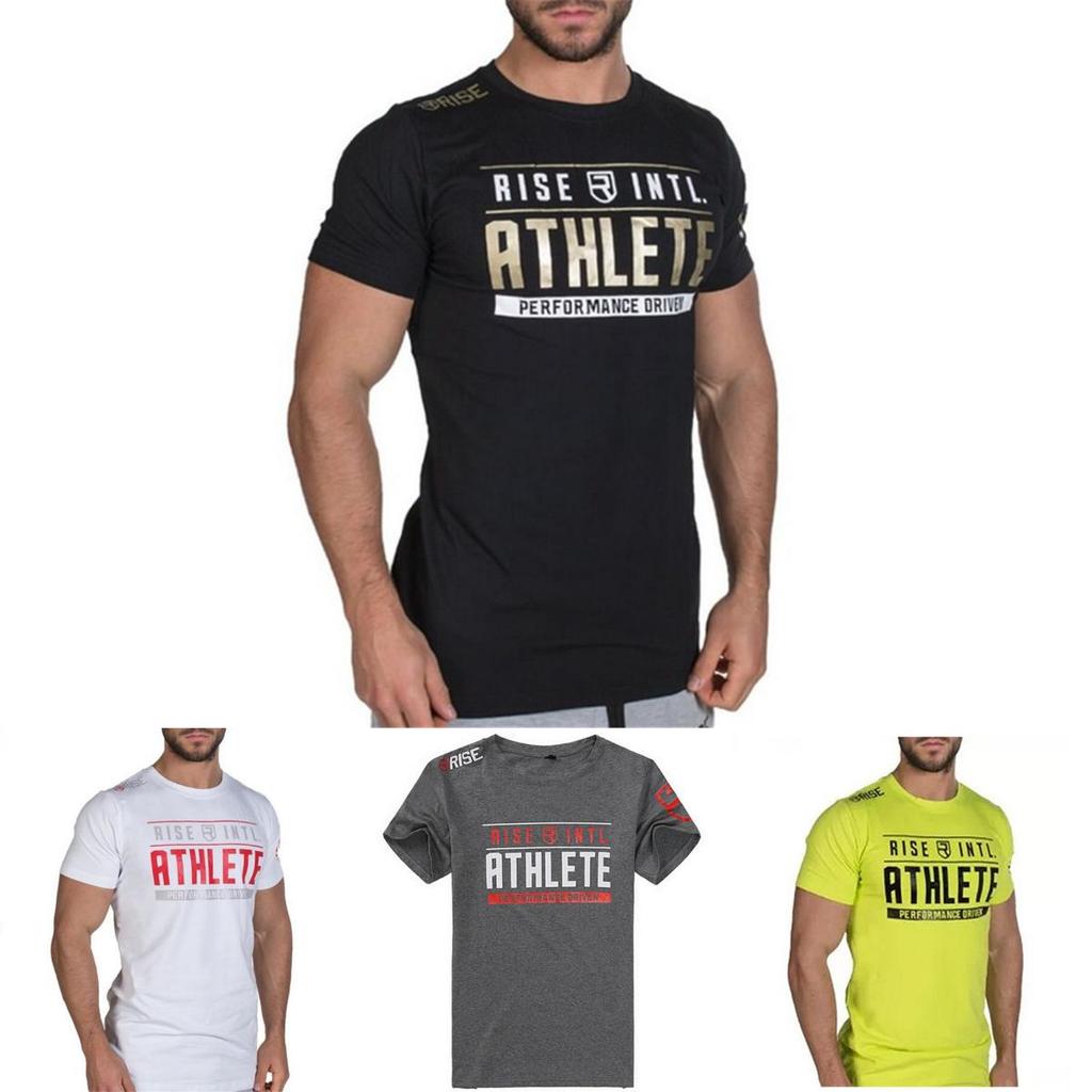 Мужская приталенная футболка для зала Crossfit, фитнеса, бодибилдинга, для мышц, прочная, дышащая