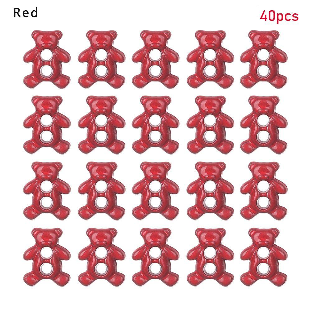 Craft Bear Pattern Decoration DIY Doll Clothes Mini Buttons Clothing Sewing Buckle Metal Buckles