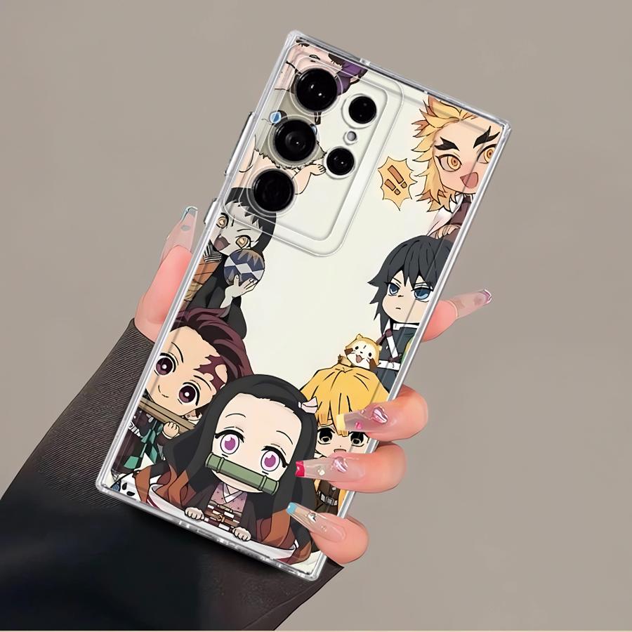 Милый чехол D-Demon S-Slayer для Samsung Galaxy S26 S22 FE S23 Ultra S20 Plus Note 20 Ultra 10 S21 S25 Edge S24