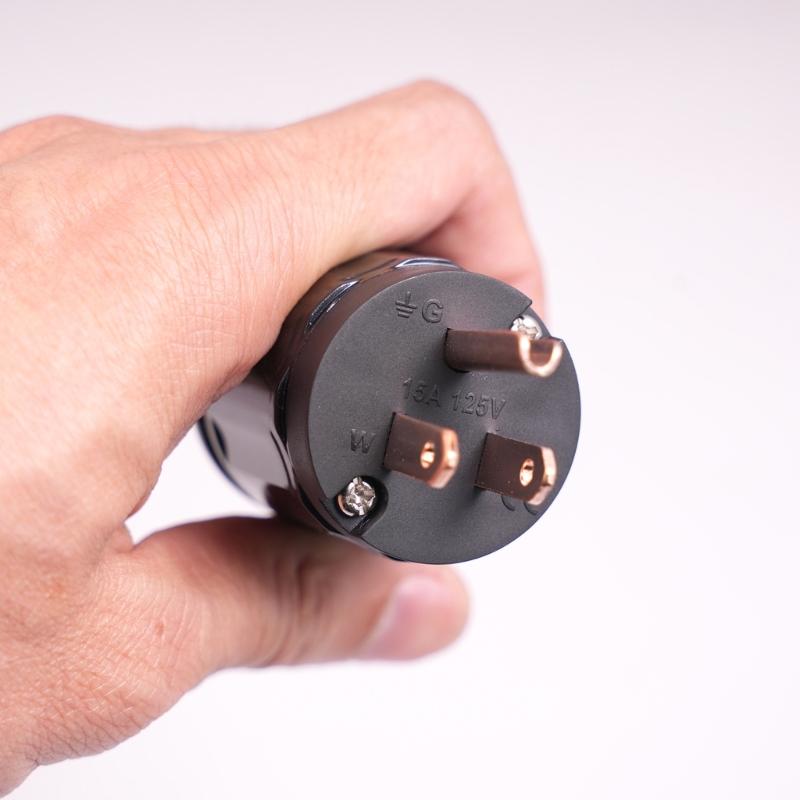 Аудиофильский Hi-Fi силовой кабель 12 AWG Кабель питания 12 AWG для США Разъем 125 В 15 А 3-контактный силовой кабель для колонки сабвуфера
