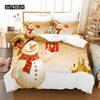 Christmas Snowman Bedding Set Duvet Cover Set 3d Bedding Digital Printing Bed Linen Queen Size Bedding Set Fashion Design