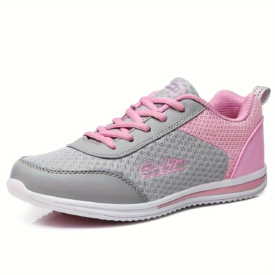Breathable Fashion 2024 New Women's Sneakers Soft Comfortable Women Sneakers Mesh Fabric Lace Up Female Footwear Ladies Shoes