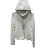 Japanese Women's AIRism Slim Fit High Elasticity Zipper Hooded Cardigan for Sun Protection, Cool and Stylish Outerwear