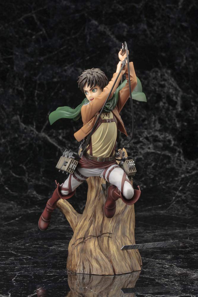 Атака титанов ARTFX J Eren Jaeger Renewal Package масштаб ПВХ окрашенная готовая фигурка версия. 1/8